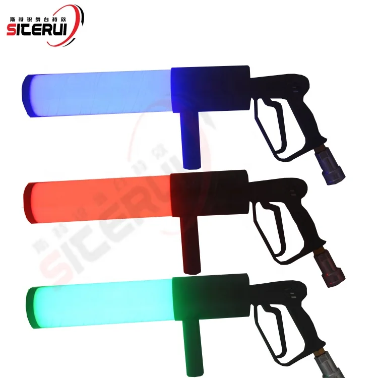20W MINI LED CO2 Guns With 3 Meters Hose Hand Control CO2 Jet For Party Wedding Stage Show DJ Disco Bars