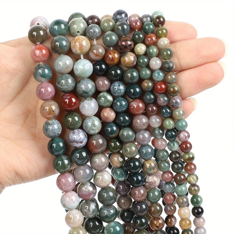 Natural Stone Beads Amethysts Obsidian Agates Jade Garnet
