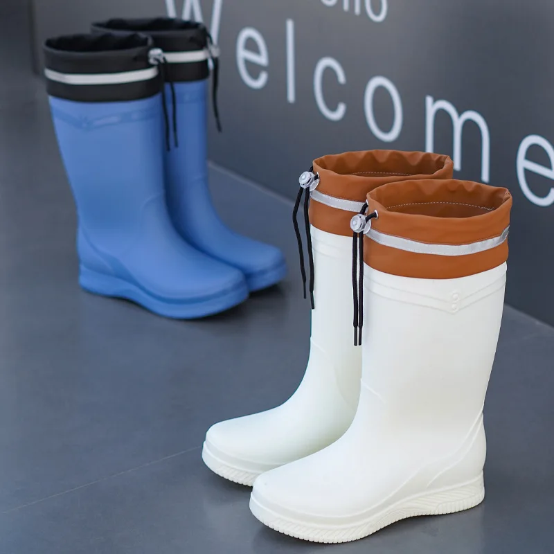 

Lady Rain Boots Fashion Non-slip Soft Comfort Waterproof Rain Boots Women Outdoor Hiking School Rainy Days On Foot Camping