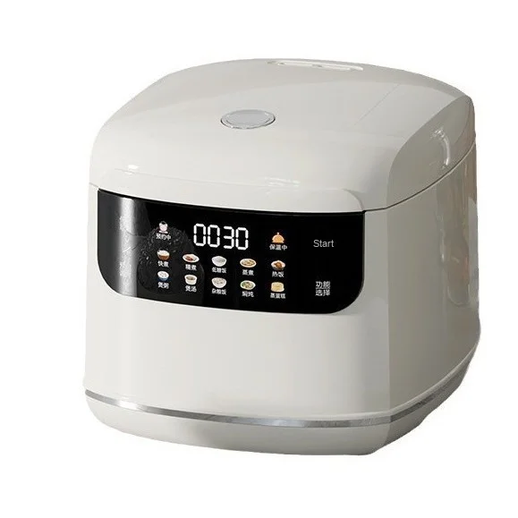 

2L Smart Rice Cooker for 2-Person Multifunctional Electric Cooker with Measuring Cup Plastic Housing for Household Dormitory Use