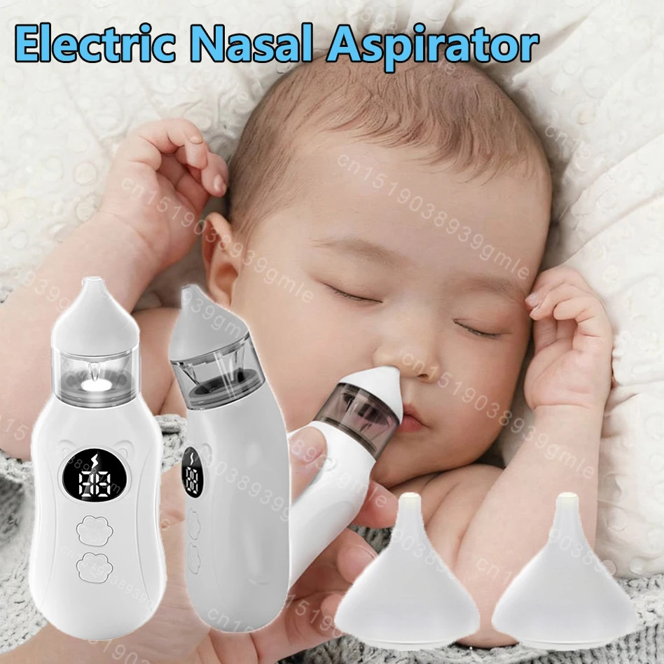 

Перезаряжаемый детский назальный аспиратор для ухода за ребенком, силиконовый 9-уровневый детский инструмент для мытья носа для детей, против обратного положения носа