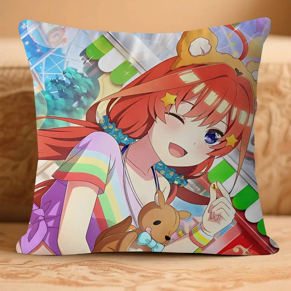 M-Mi-ku أنيمي ناكانوس القيقب تصميم غطاء الوسادة سعيد الخريف الحصاد ديكور عطلة الديكور غطاء وسادة #6