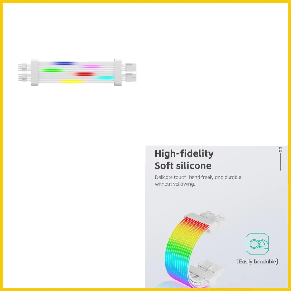 

Argb 8pin GPU Power Cable Argb Light Lips для компьютерных корпусов аксессуар