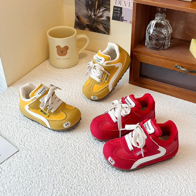 

Children Lightweight Casual Retro Classic Fashion Soft Sole Kids Running 2025 Autumn New Flat Shoes Boys Girls Sport Shoes