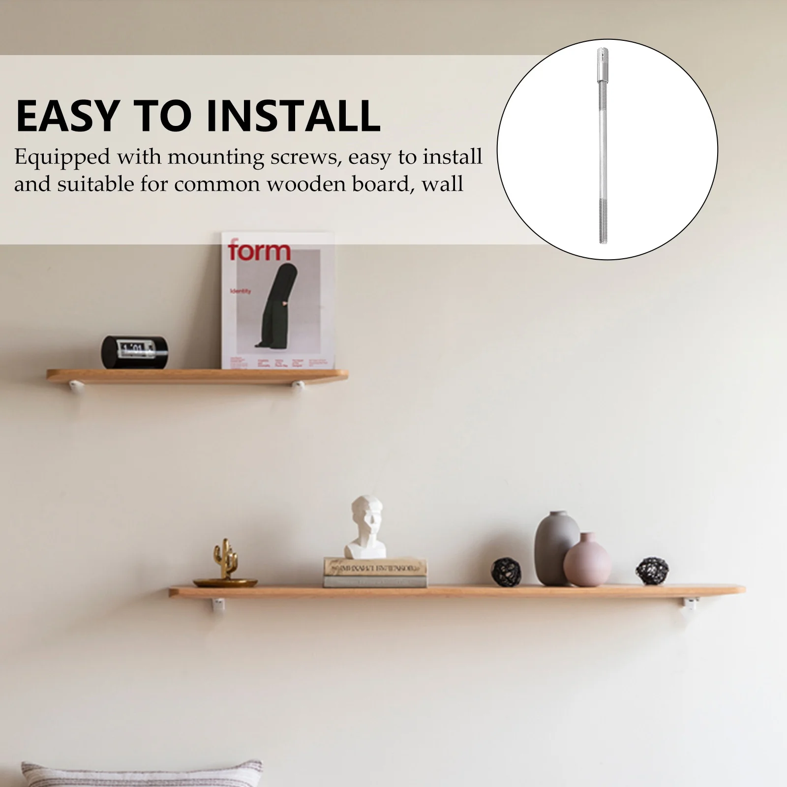 

1 комплект, аксессуар для настенного кронштейна, невидимая крепежная подставка для домашней перегородки, барного стола, прочная скрытая фурнитура, гладкая, нет