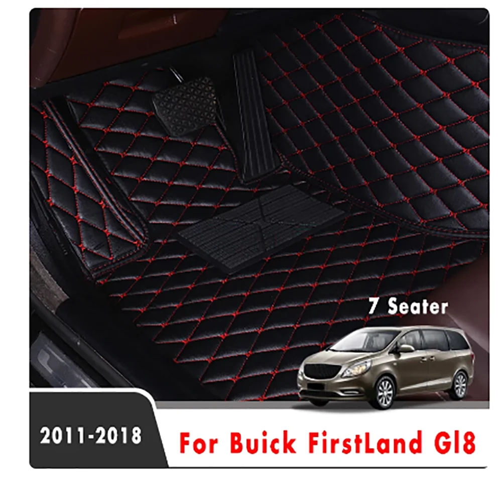 

Коврик для Buick FirstLand GL8 2018 2017 2016 2015 2014 2013 2012 (7 местный), коврик для интерьера под заказ, аксессуары, автомобильный коврик для пола