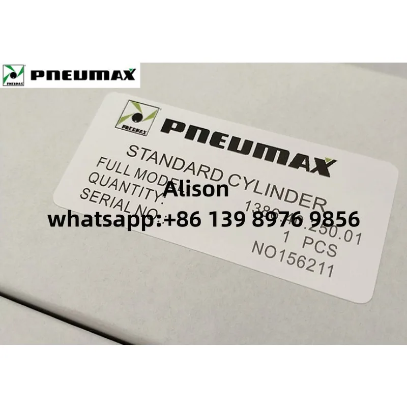 

PNEUMAX 1540.32.15.01.1 1385 1386.63.50.80.200.02/1388.100.75.01 40 PNEUMATIC CYLINDER