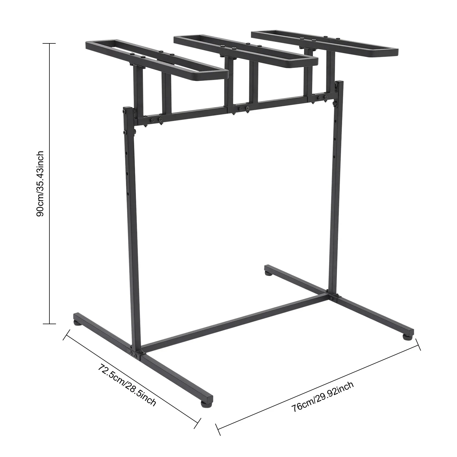 

Подставка для велосипеда с 3 слотами, стойка для парковки велосипедов с регулируемой высотой, металлическая стойка-органайзер для хранения велосипедов