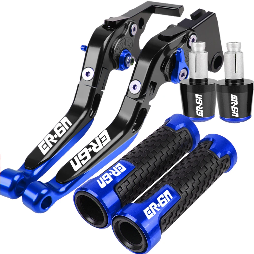 Motorrad CNC Bremse Kupplung Hebel Lenker knöpfe Griff Grip Für KAWASAKI ER6N ER 6N 6F 2009-2017 2016 2015 2013 2014 2012 ER6
