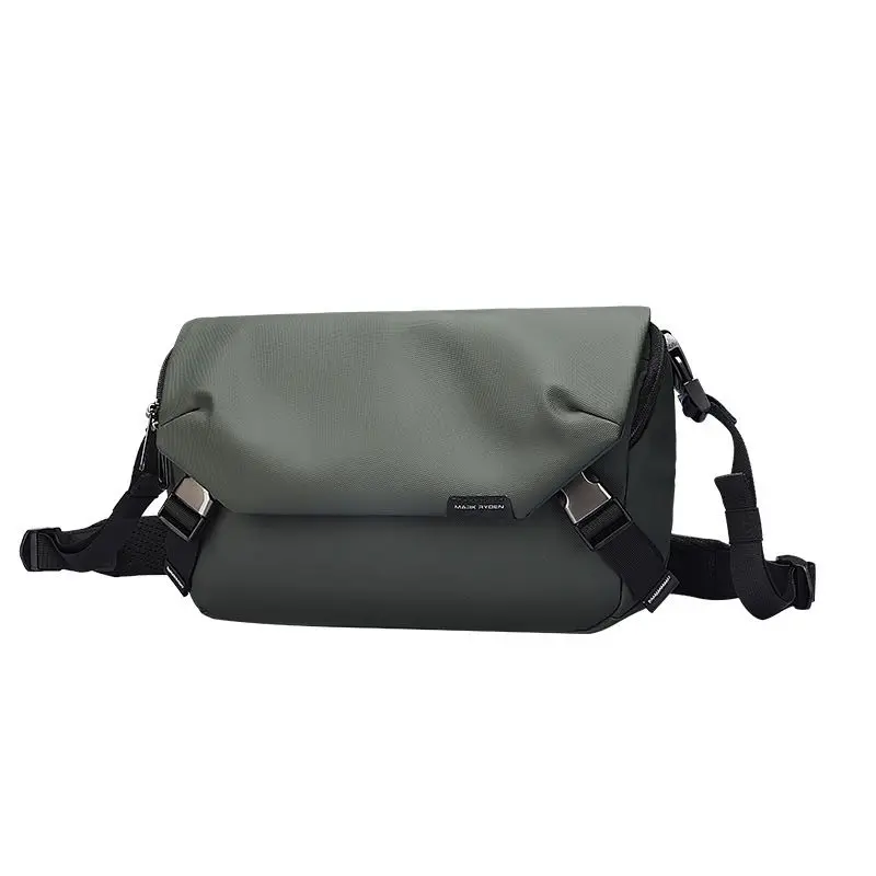 Imagem -06 - Mark Ryden-bolsa de Crossbody Leve para Homens Bolsa de Sling Multifuncional Bolsa Preta Sólida Hip Hop Viagens de Rua Masculina