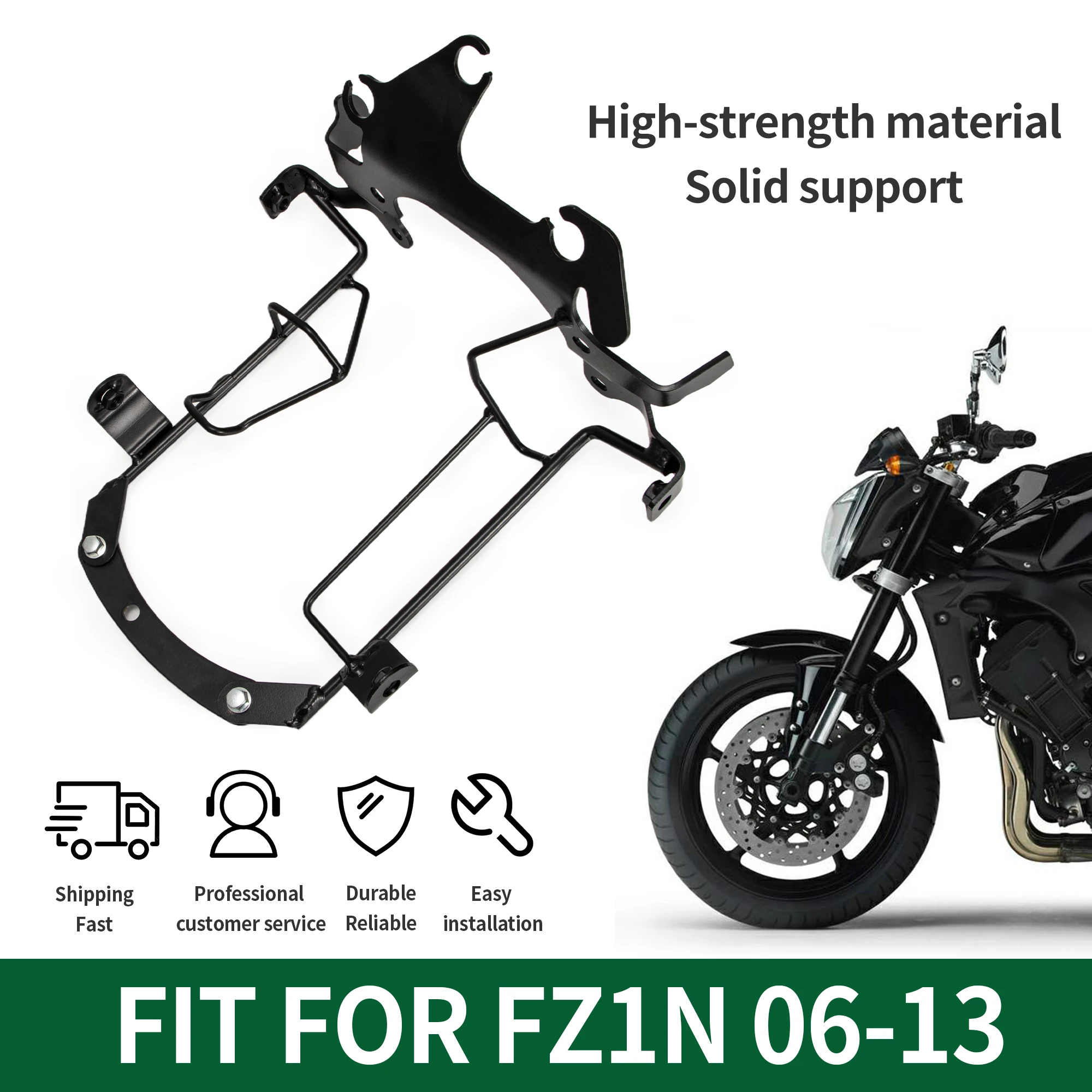 Fit For 2006 - 2015 YAMAHA FZ1N FZ-1N FZ1 N Motorcycle Upper Fairing Stay Headlight Bracket 2007 2008 2009 2010 2011 2012 2013