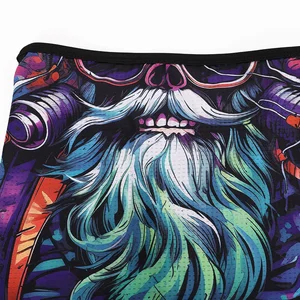 Cachecol de rosto multifuncional, barba, crânio, triângulo, máscara facial, bandana de ciclismo, Earloops, capa de rosto Balaclava, impressão 3D, protetor solar 8 principais vendas caveira com barba - №8