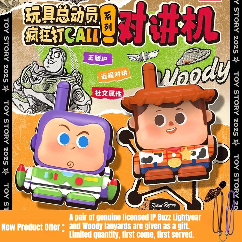 

new Disney Toy Story Crazy CALL Series Intercom Buzz Lightyear Woody Doll Decorative Toys Holiday gift