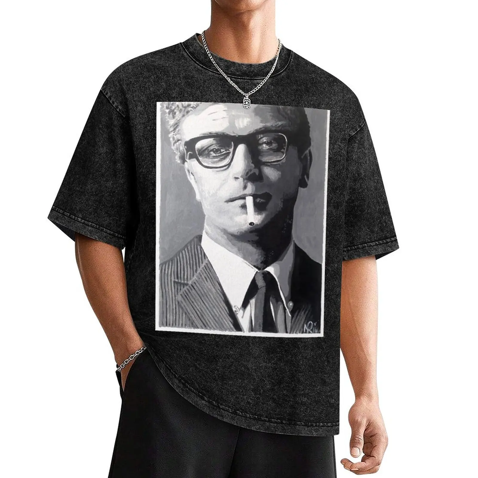 

My Name is Michael Caine T-Shirt boys whites plain summer tops street wear mens shirts graphic tee