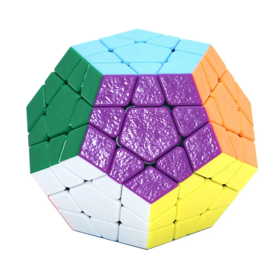 Shengshou 3x3 Megaminxeds Cube Stickerless 3x3x3 Magic Cube Frosted 3Layers Speed Professional Megaminx Puzzle Toys Funny Toys