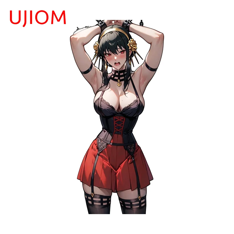 UJIOM Yor Forger Autocollant mural Waifu séduisant et attrayant, imperméable, adhésif, pour décoration de placard et de vestibule