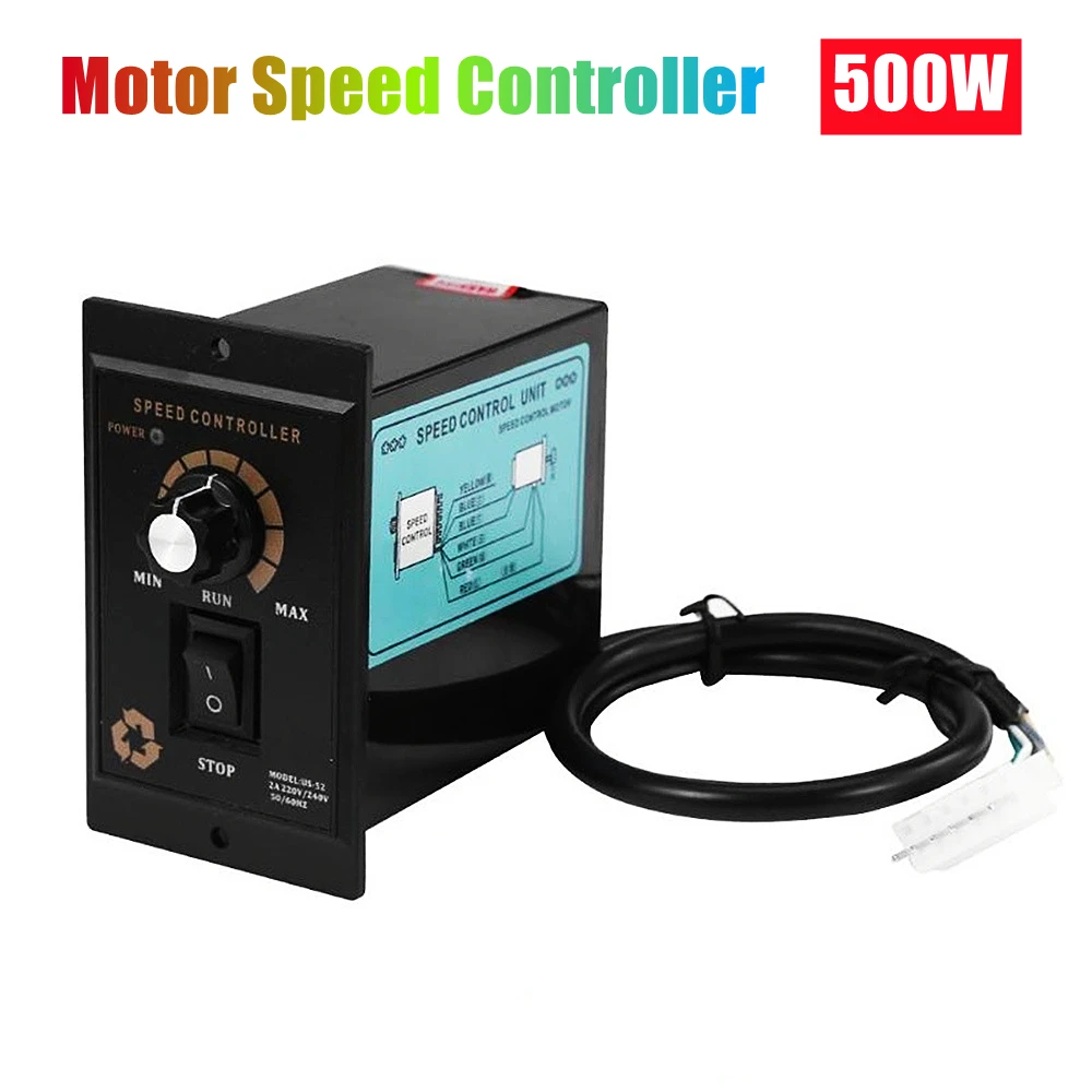 

500W Motor Speed Controller AC 220V Pinpoint Regulator Controller US-52 Forward And Reverse UX Motor Speed Controller