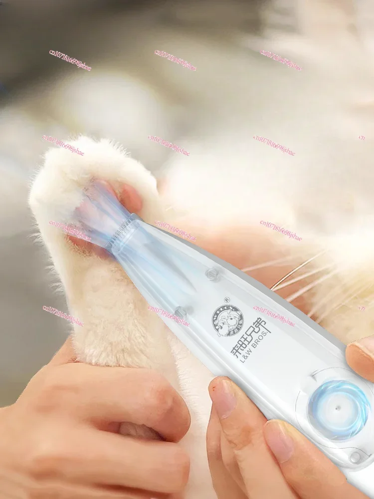 Pet Hair Suction Shaver Cat Foot Shaver Can Suck Dog Automatic Shaving Trimming Electric Push Scissor Fader