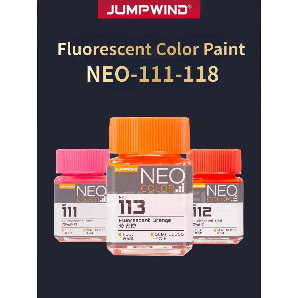 دهانات بالورنيش ذات أساس زيتي ، لون فلورسنت ، أدوات طلاء نماذج ، فرشاة رش ، صبغة ذاتية الصنع ، 18 * * #1