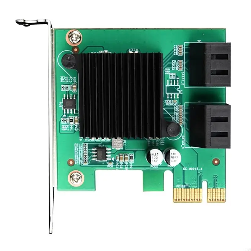 

LX0B 4 Port III PCI-e Controller Card 4-Port Expansion Card Enlarged Heat Sink