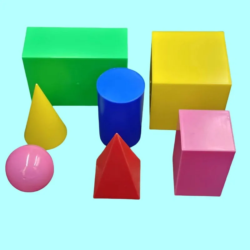 Geometrische Modell Anzug Große Kunststoff Cube Zylinder Kegel Grundschule Mathematik Lehrmittel