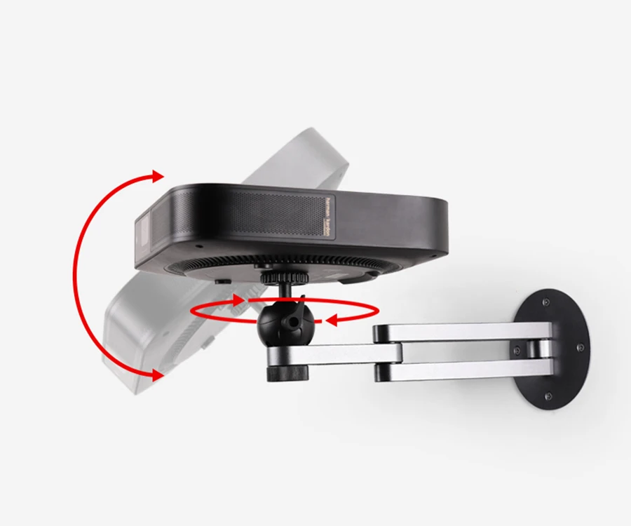 Projektorständer, robuste Wandhalterung aus Aluminiumlegierung für universelle 1/4-Zoll-Schraubenlochartikel, XGIMI TD 10 kg Tragfähigkeit – Detail 3