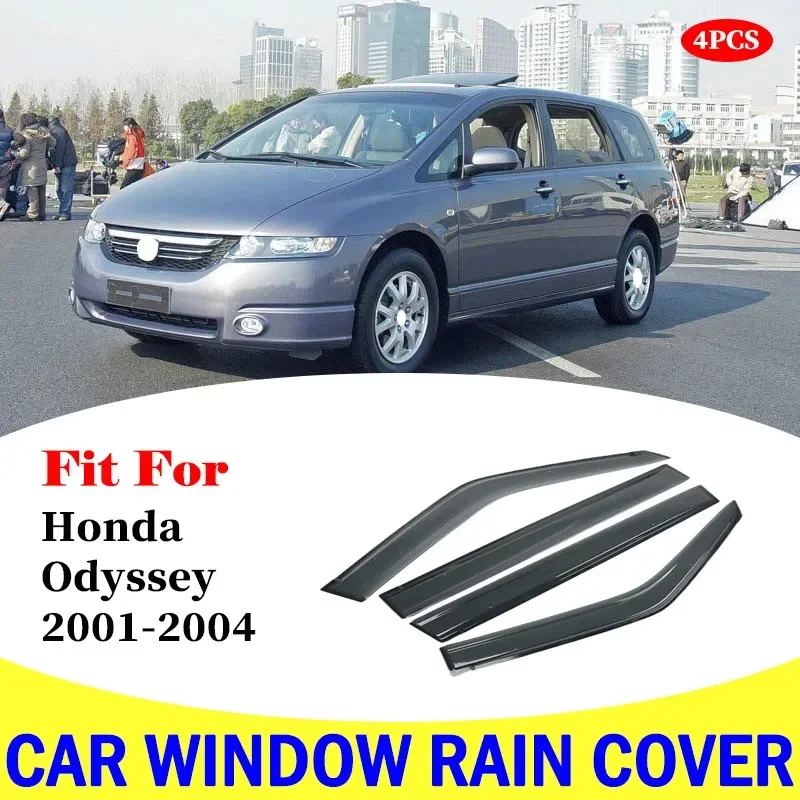 For Honda Odyssey 2001-2004 window visor car rain shield deflectors awning trim cover exterior car-styling accessories parts