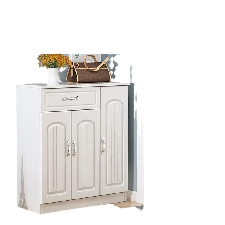 

Shoe cabinet, modern simple and solid wood multi-functional large-capacity living room entrance