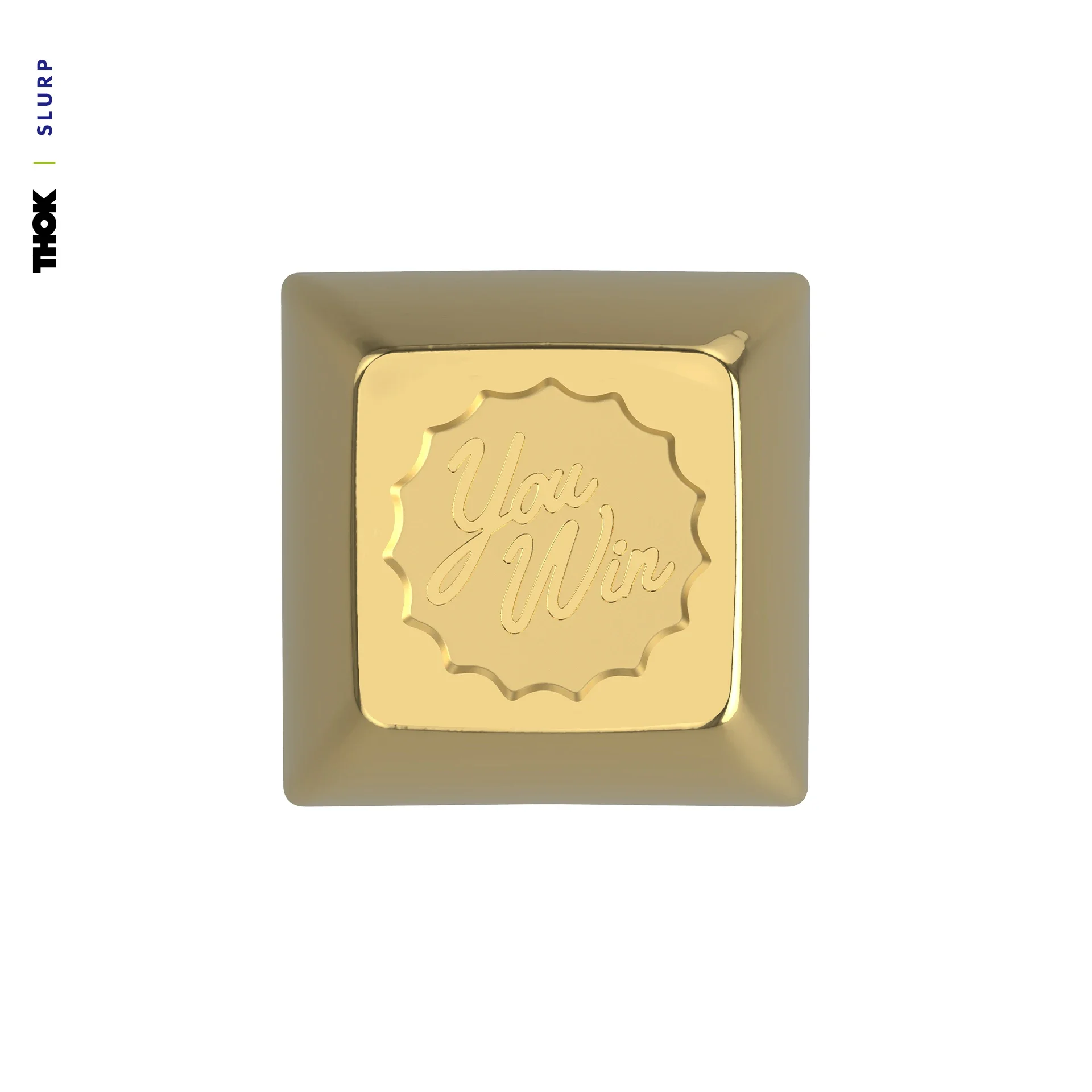 

Metal Keycaps Copper-KAT Slurp PVD Brass Gold Plated Keycaps