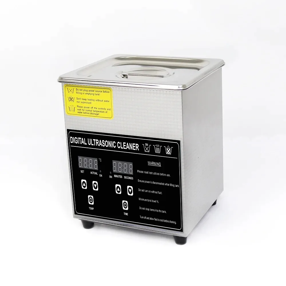 2L household jewelry, metal parts, hardware, degreasing and rust removal ultrasonic cleaning machine