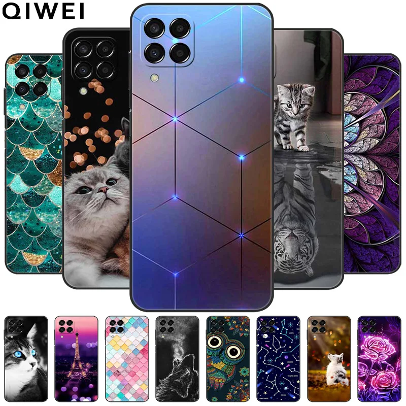 For Samsung Galaxy Quantum 2 3 Case Soft Silicone Cute Cats TPU Covers for Galaxy Jump 2 /Quantum3 5G Phone Cases Cartoon Fundas