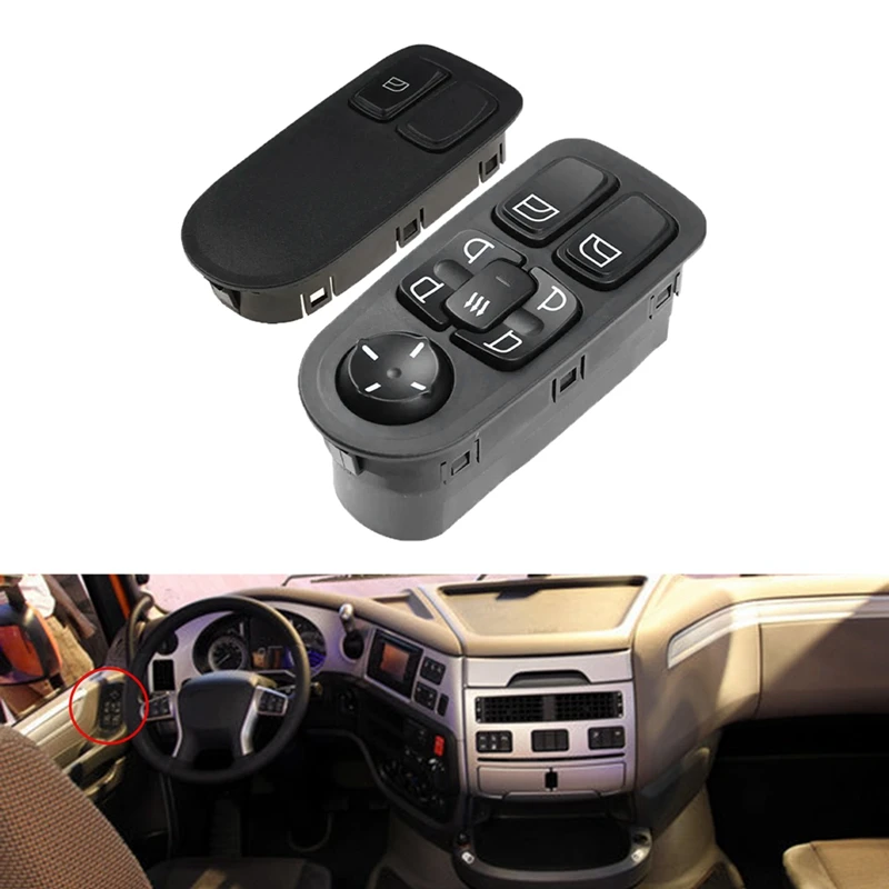 

Car Power Master Window Control Switch For DAF CF65 CF75 CF85 XF95 Truck 1736600 1788603 1811229