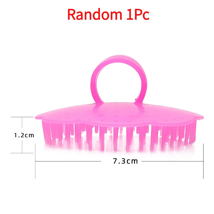 ＆Random 1Pc Shampoo Brush Adult Scalp Brush Soft Glue Comb Long Hair Hair Scalp Head Massage