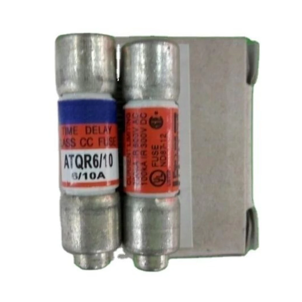 10PCS OEM ATQR1‑6/10 1.6A 600VAC 300VDC Time‑Delay Class‑CC Rejection Fuse