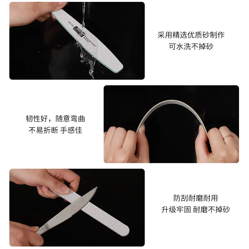 ตะไบเล็บ 1 ชิ้น ตะไบขัดเล็บแบบมืออาชีพ กระดาษทรายขัดเล็บ ตะไบขัดเงาเล็บ อุปกรณ์ทำเล็บ ตะไบขัดหนังกำพร้า อุปกรณ์เสริมทำเล็บ เครื่องมือศิลปะ