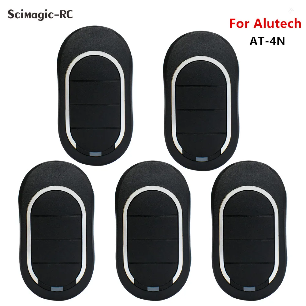 

5PCS Alutech AT-4N Garage Door Remote Control 433.92MHz Rolling Code Gate Transmitter Handheld Command Opener