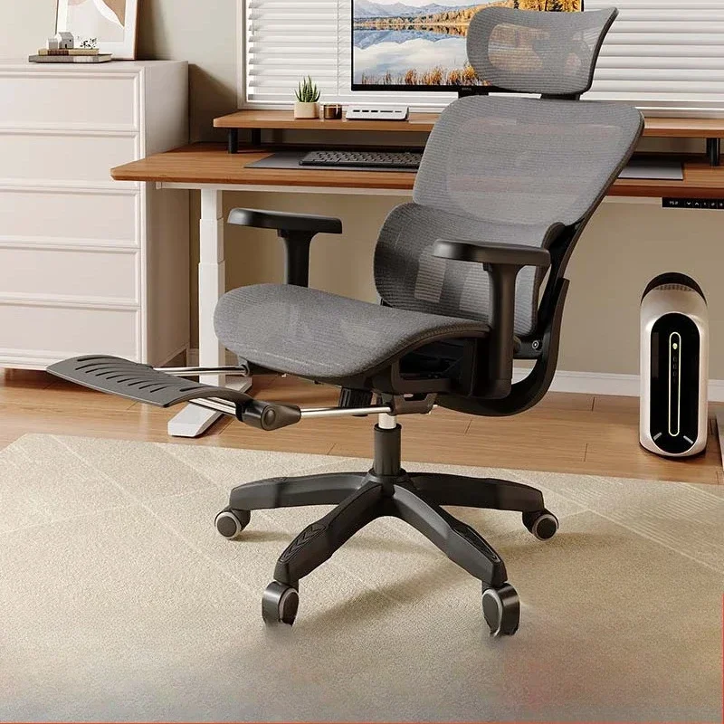 Computer chair, simple ergonomics, e-sports learning seat, not tired, waist protection, lunch break, reclining office chair