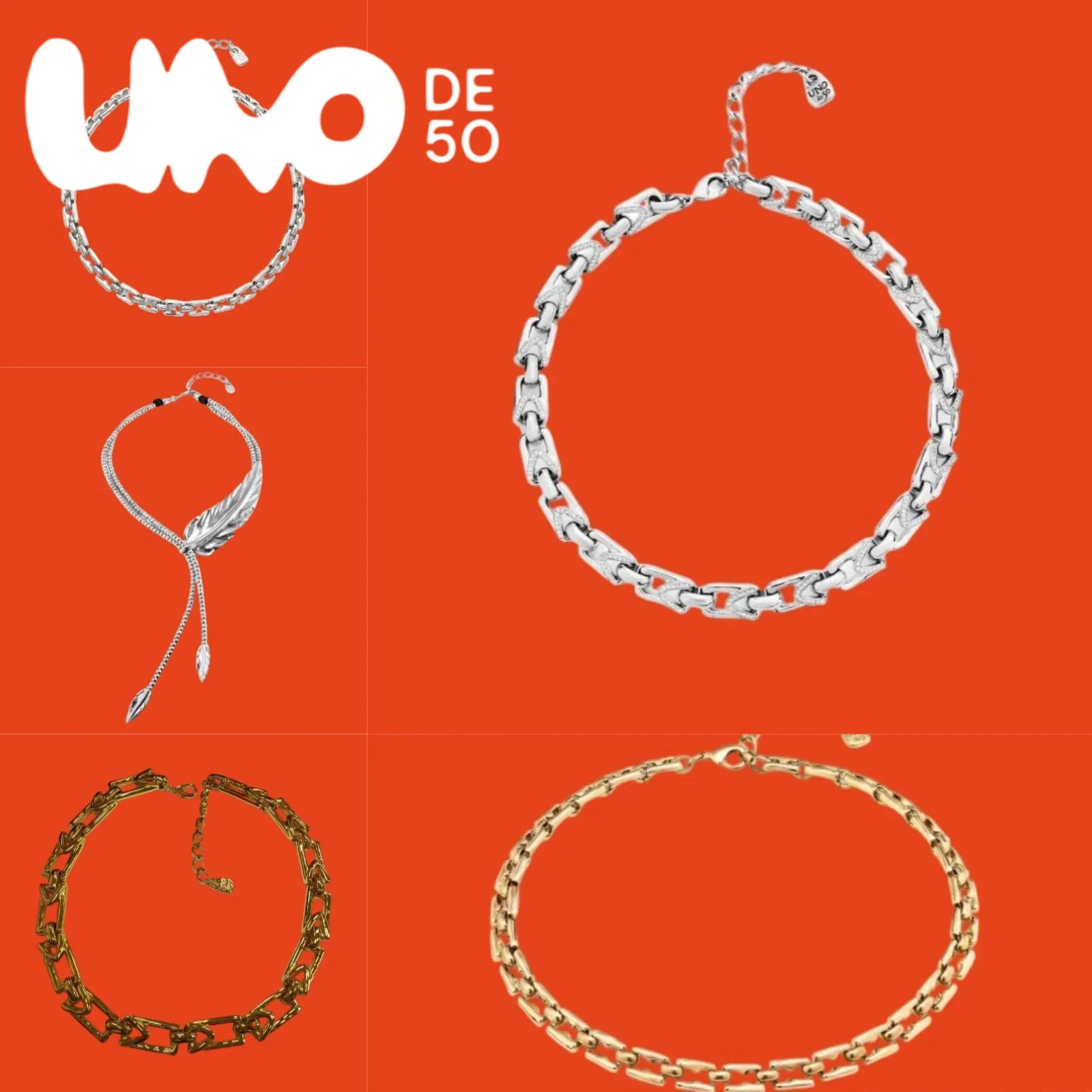 

2025 UNOde50 Bracelet – 24K Silver/Gold, Luxury Jewelry on Sale