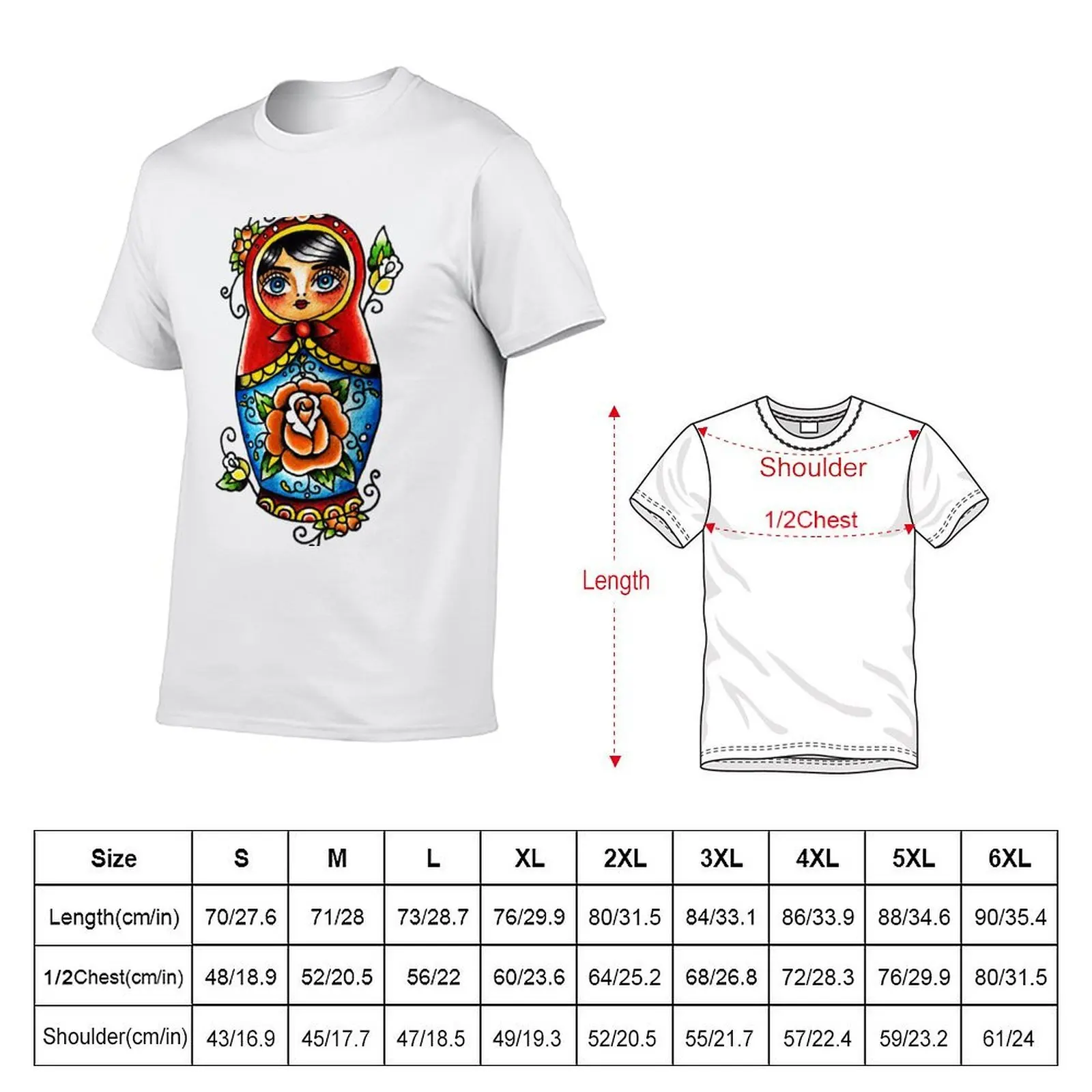 Matryoshka Doll T-Shirt heavyweights street wear mens designer clothes