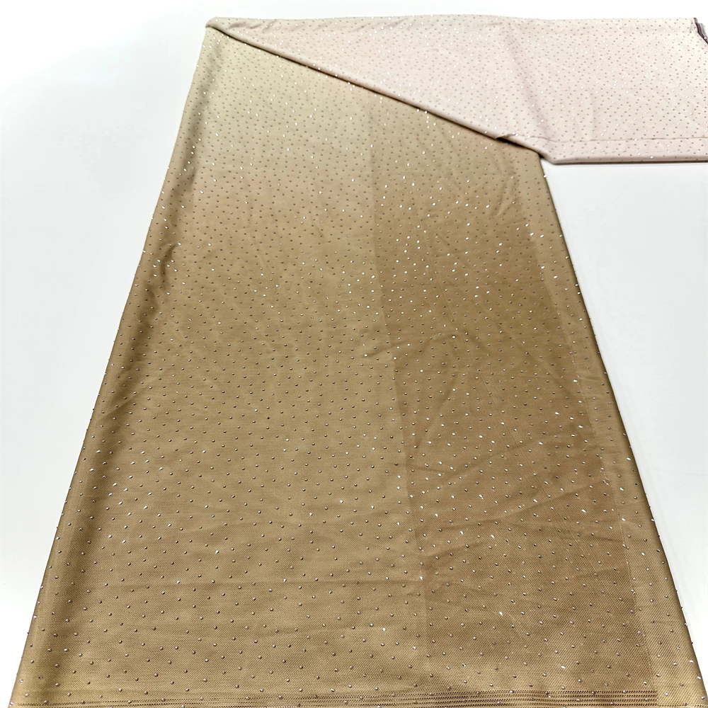 Nuevo diseño de tela de encaje con cuentas africanas 2025, Material de boda nigeriano de alta calidad, Material de tela de vestido de lentejuelas francesas de lujo