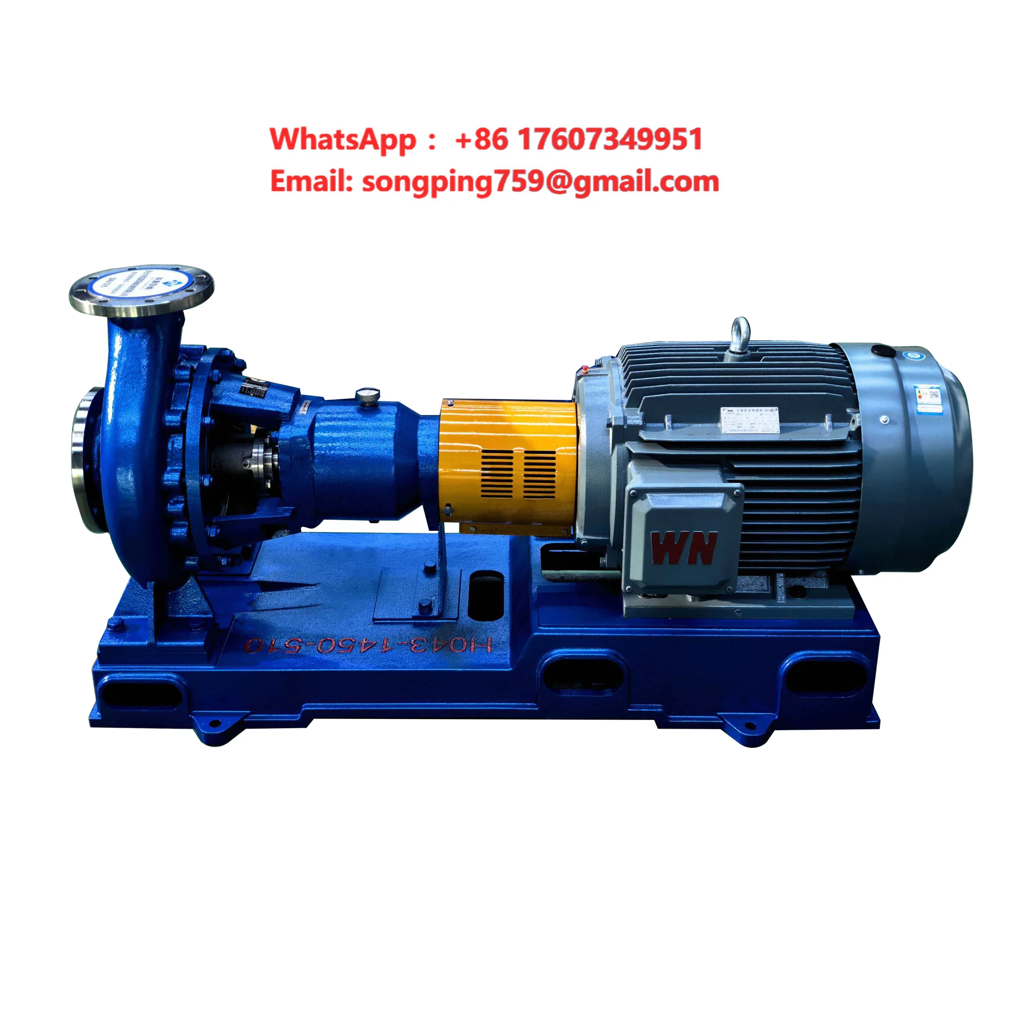 EHN Multi-material Corrosion Resistant Centrifugal Pump Premium Alloy Version for Seawater and Corrosive Liquid