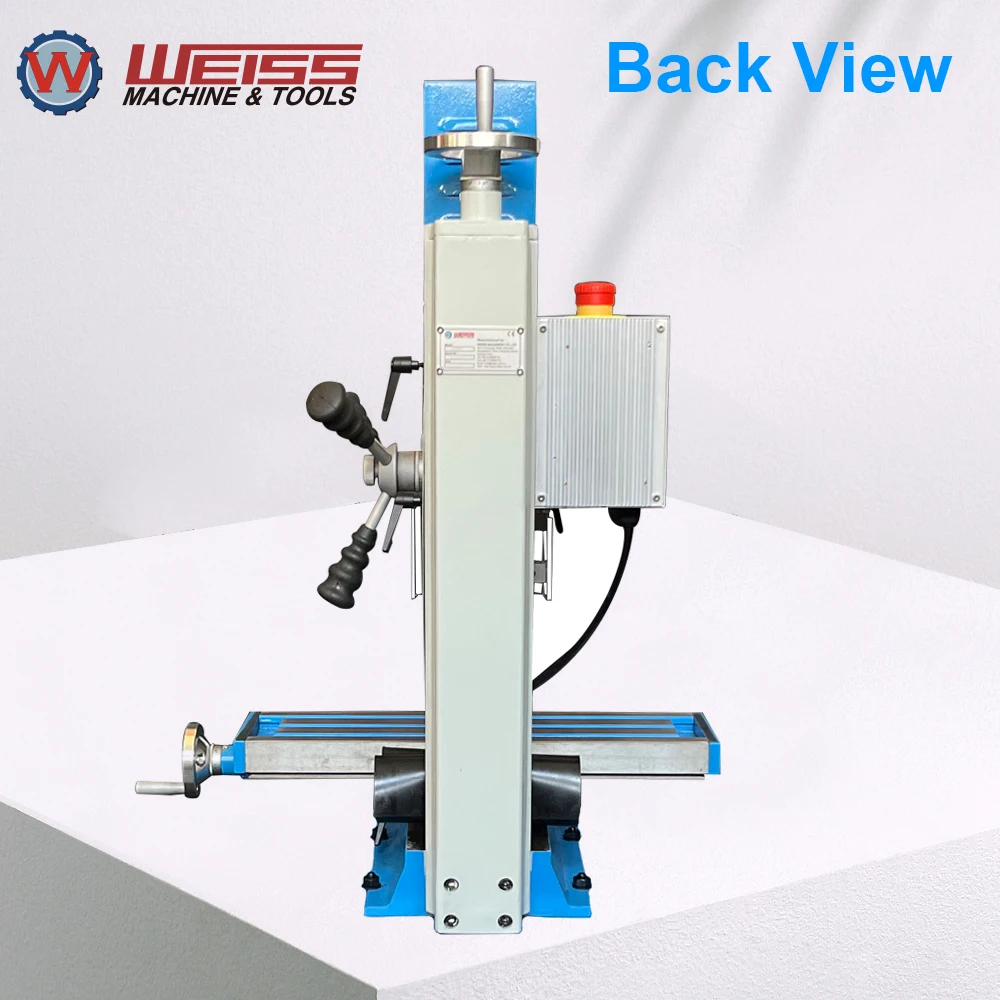 ماكينة طحن WEISS VM18L ماكينة حفر طحن سطح الطاولة متغيرة 100-2250 دورة في الدقيقة 750 وات مثقاب مطحنة بدون فرش