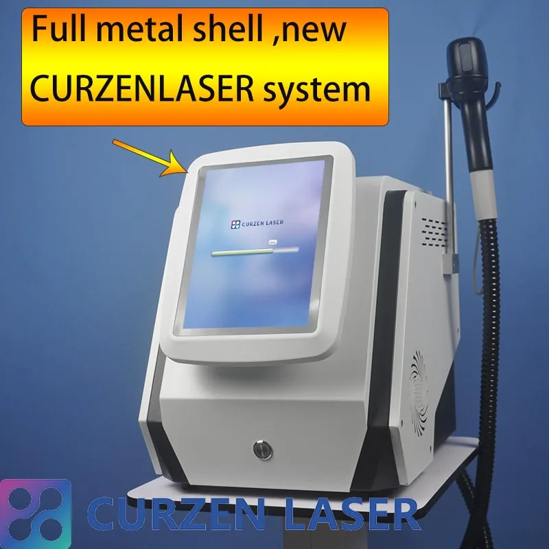 2022 Newest Black White 3 Wavelength 808 755 1064nm Ice Platinum Diode Laser Hair Removal Nose Tip Machine for Beauty Salon