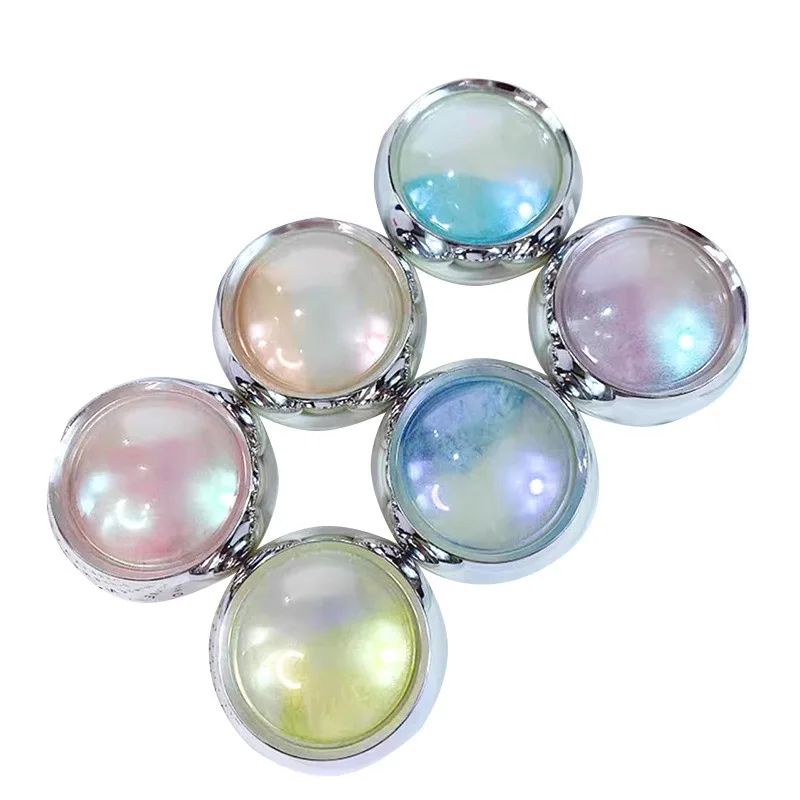 6/12Jars Aurora Mermaid Nail Powder Holographic Chameleon Chrome Pigments Nail Glitter Mirror Fairy Dust For Nail Art Decoration