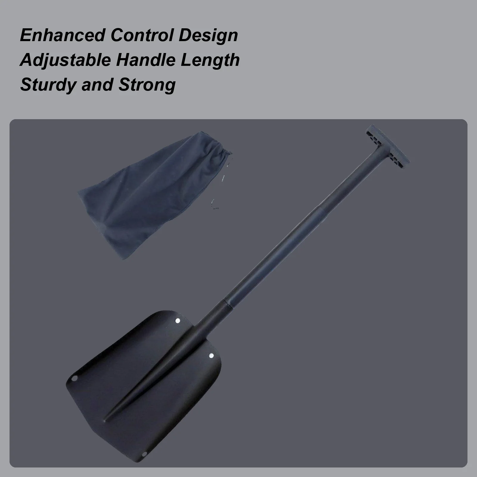 

Snow Shovel For Driveway Telescopic Snow Dumping Scoop Soil Excavation Scoop For Homeowner Property Manager Groundskeeper Winter