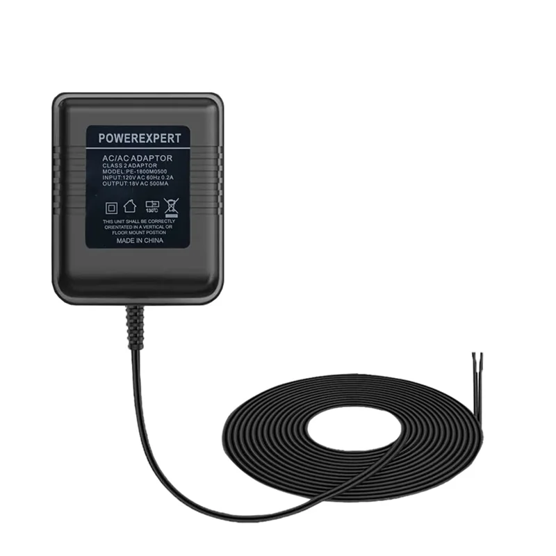 A74E-FOR Zmodo Doorbell สําหรับแหวนวิดีโอ Doorbell Pro/2 18V AC 500Ma Doorbell Adapter สายไฟ