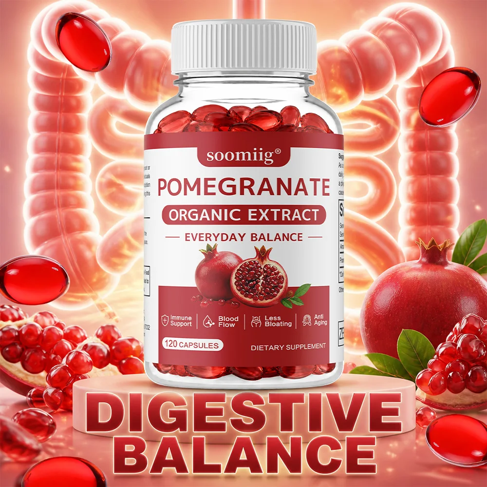 Pomegranate Extract Capsules 700mg, Super Antioxidant Supplement, Natural Superfood for Heart, Joint & Overall Body Wellness