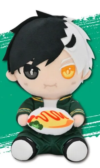 new sales in Stock TAITO Windproof Bell Sakura Yaosu Fang Haya busa Gourmet Q-Version Sitting Plush Doll Vol.1