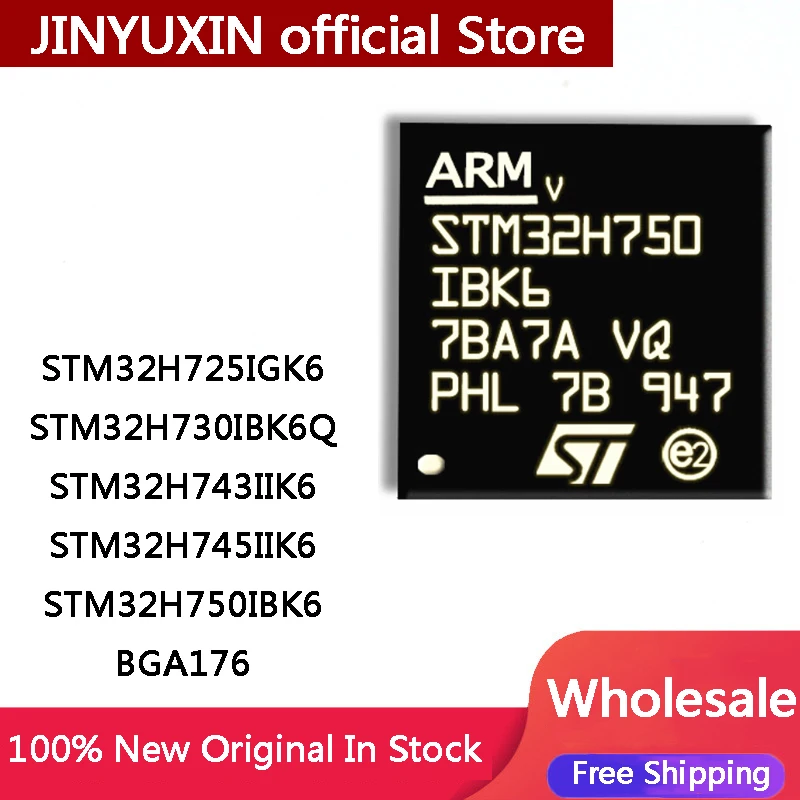 

STM32H725IGK6 STM32H730IBK6Q STM32H743IIK6 STM32H745IIK6 STM32H750IBK6 BGA-176 IC Chip In Stock Wholesale