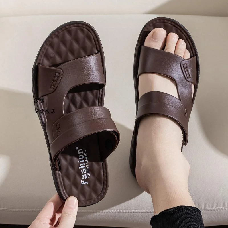 

Men's Summer Sandals Casual Driving Outdoor Wear Waterproof Beach Shoes Slip-On EVA Comfortable Footbed Spring Autumn
